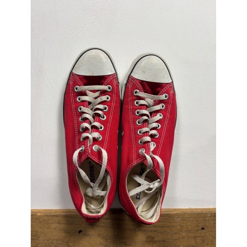 Converse Chuck Taylor All Star OX Women's Red Canvas Sneakers Size 11.5